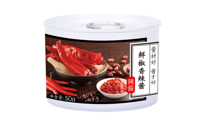 覆膜鐵538罐應用之【飯爺】鮮椒辣椒醬